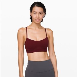 Lululemon Flow Y Bra in Maroon Size 8